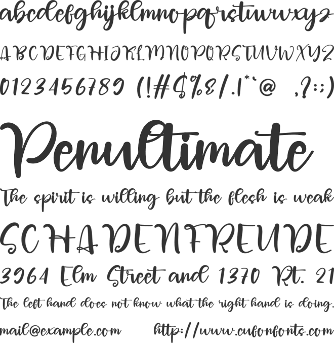 Disneey font preview