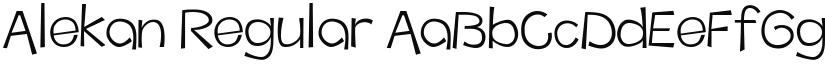 Alekan font download