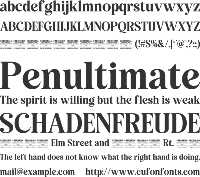 Loviena Personal Use Only font preview