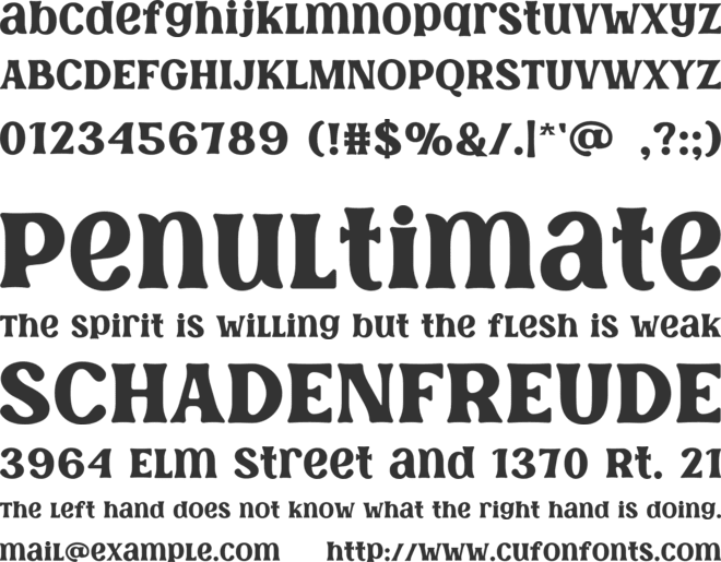 NOBIGGY font preview