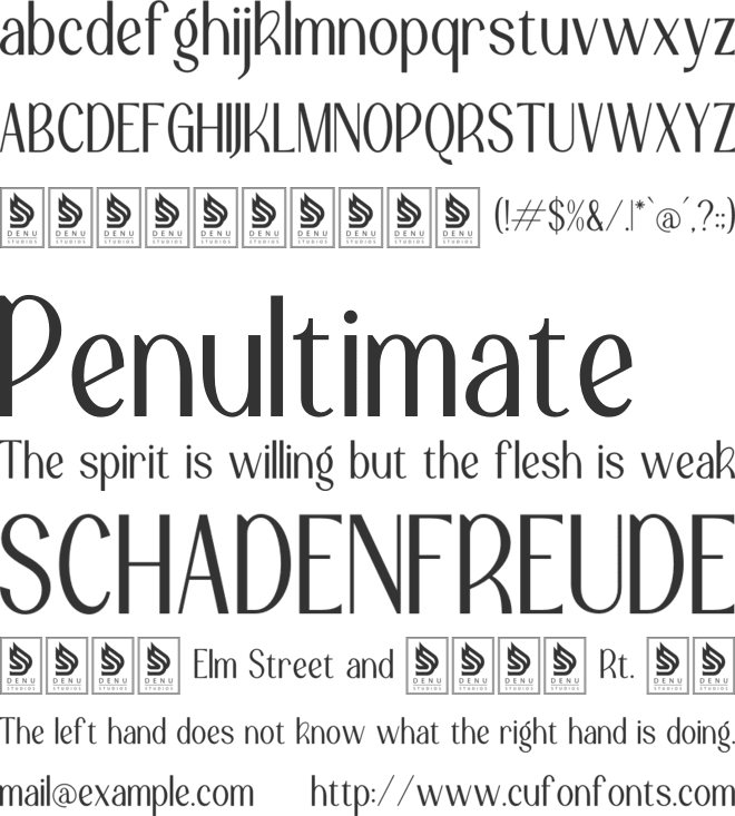 Bitto Club font preview