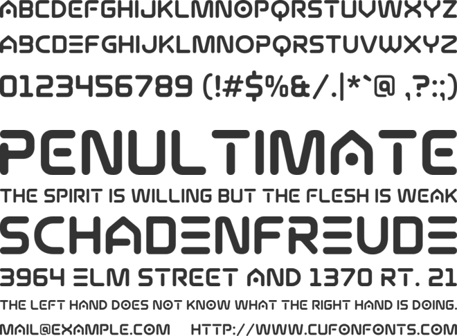 Sierra Briston font preview