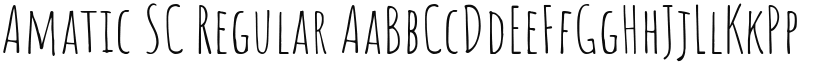 Amatic SC font download