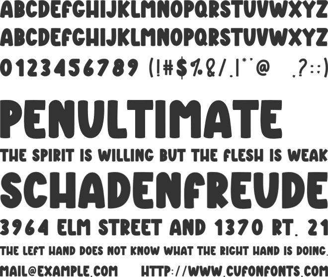 Magic Trick font preview