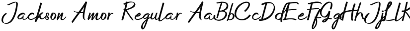 Jackson Amor font download