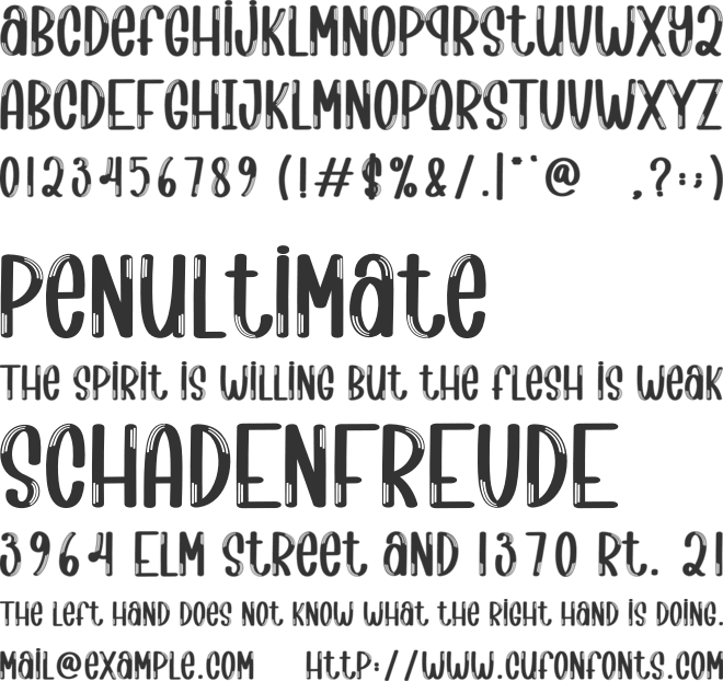 Wildcat font preview