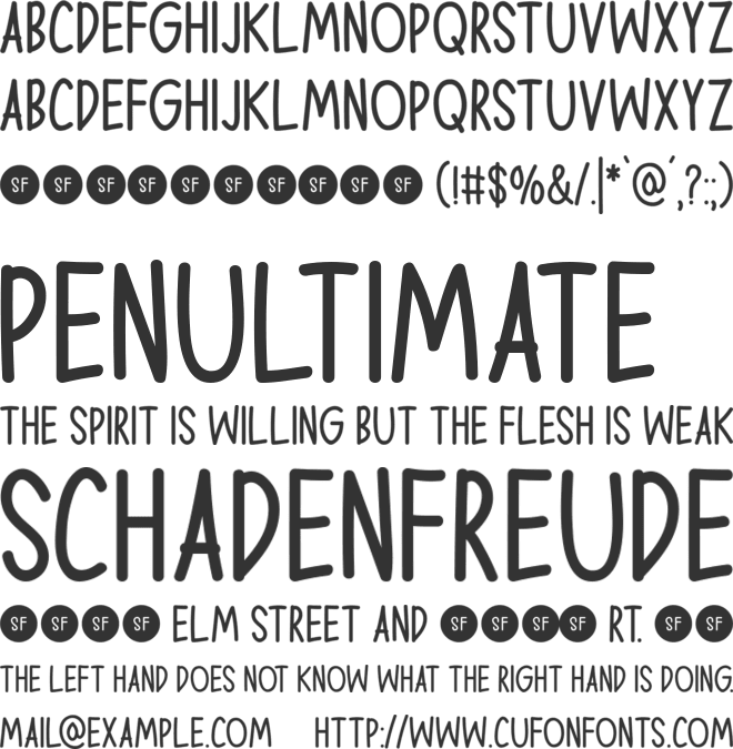 Esteemed Christmas font preview