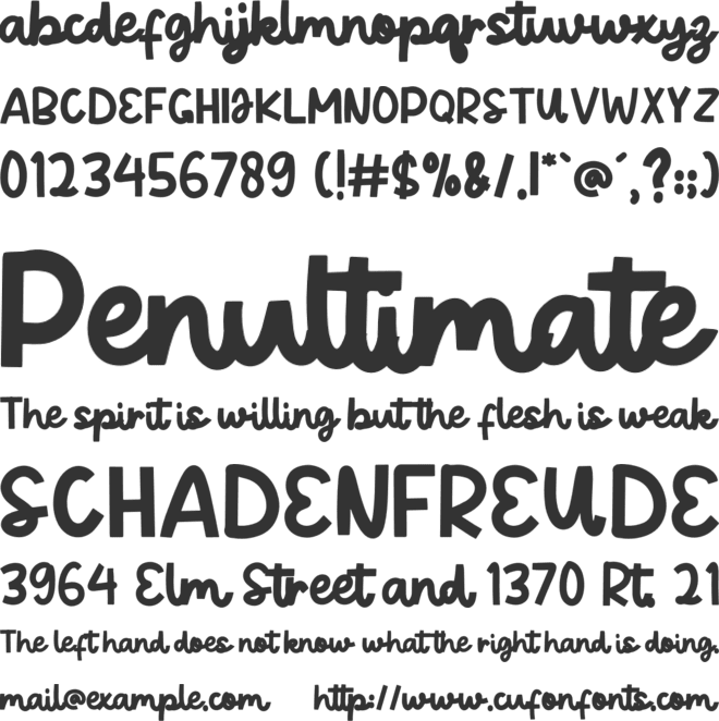 NCL Newest Cargonise font preview