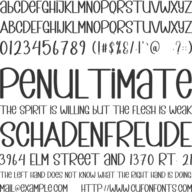 Pumpkin Fall font preview