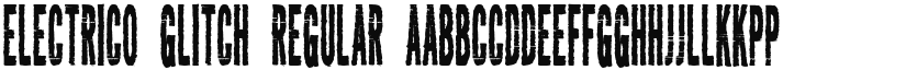 Electrico Glitch font download