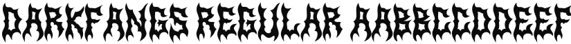 Darkfangs font download