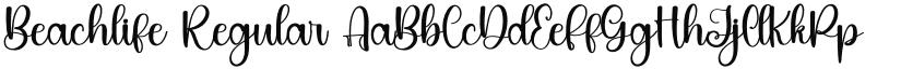 Beachlife font download