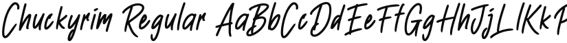 Chuckyrim font download