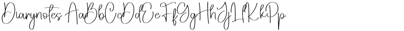 Diarynotes font download