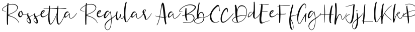 Rossetta font download