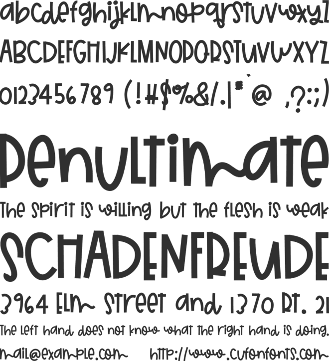 Ultimately font preview