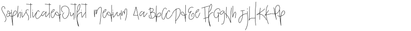 SophisticatedOutfit font download