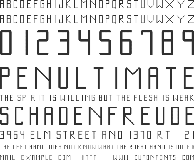 Kalibre font preview