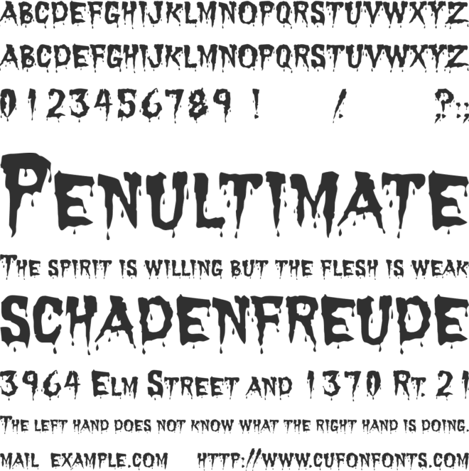 Dracula font preview