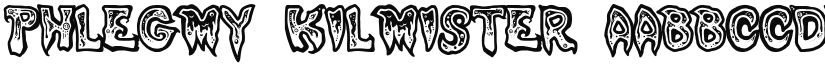 Phlegmy Kilmister font