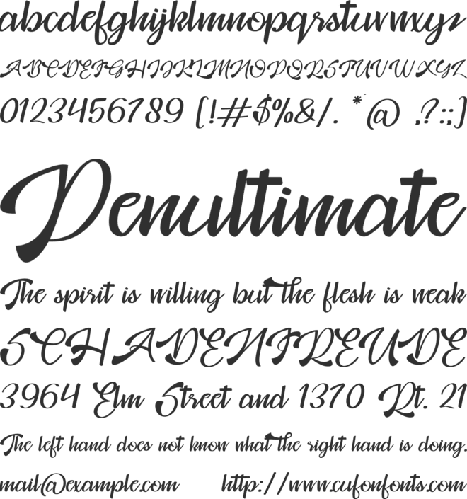 Mosgrade Personal Use font preview