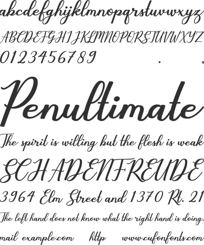 Cholaros font preview