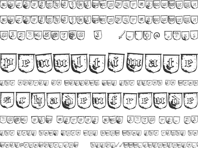 Troll Bait font preview