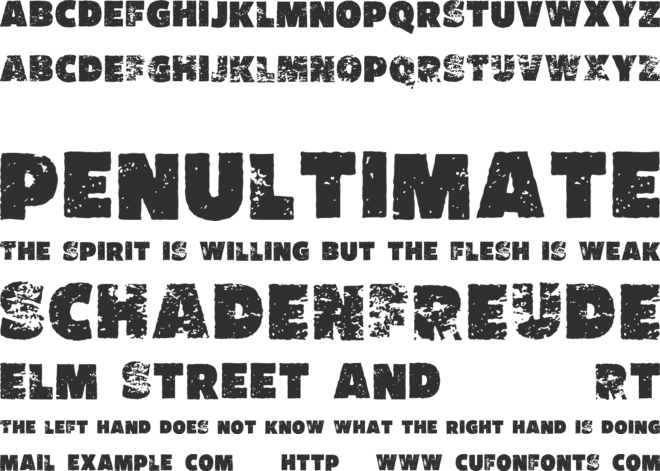 Vtks HyperBoldi font preview