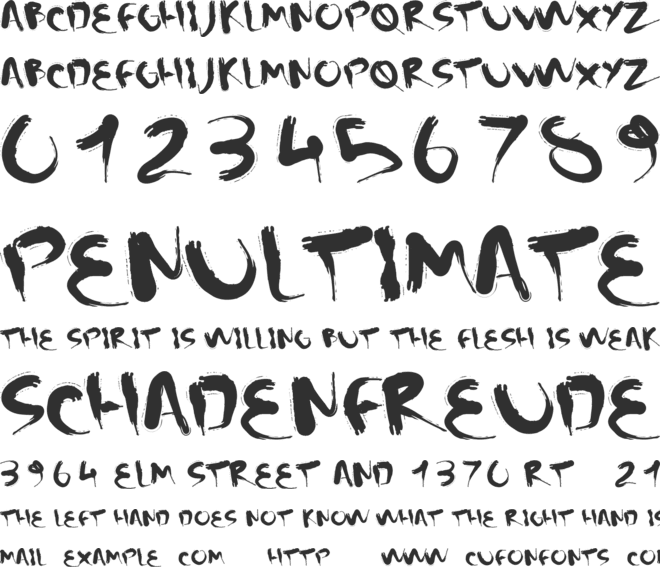 CMSquish font preview