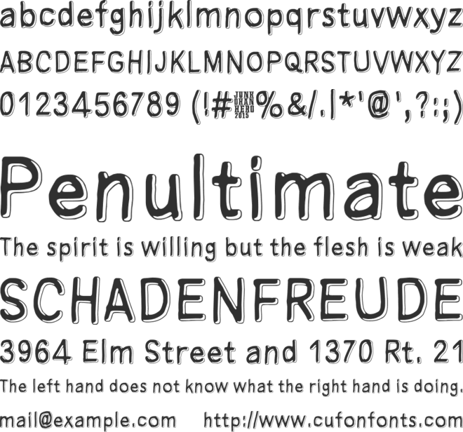 Manamansalo font preview