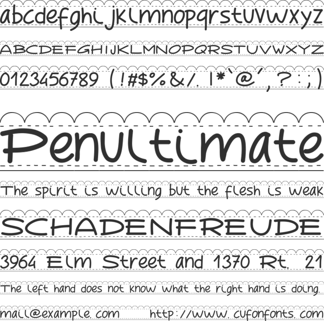 PWBroderie font preview