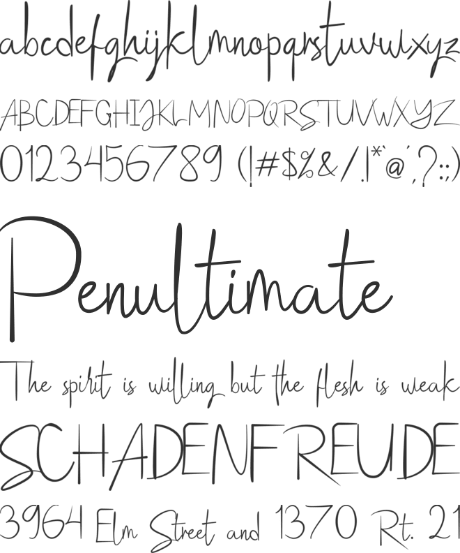 Saithik font preview