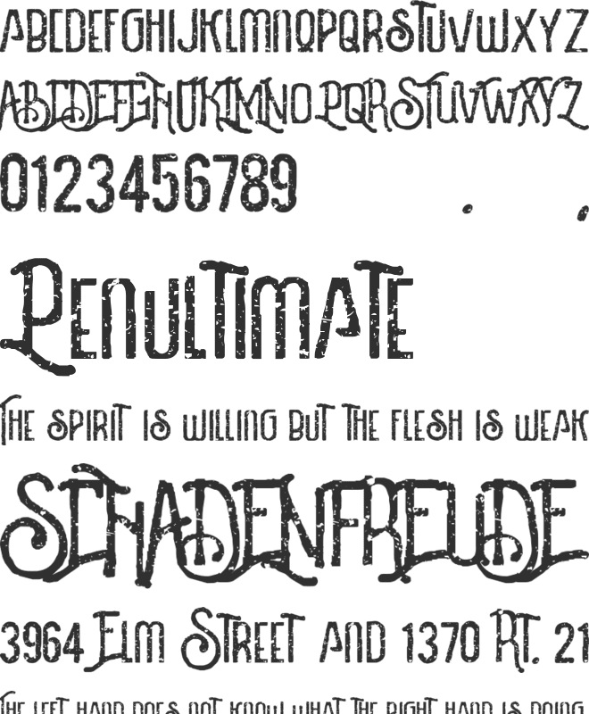 Revalina font preview