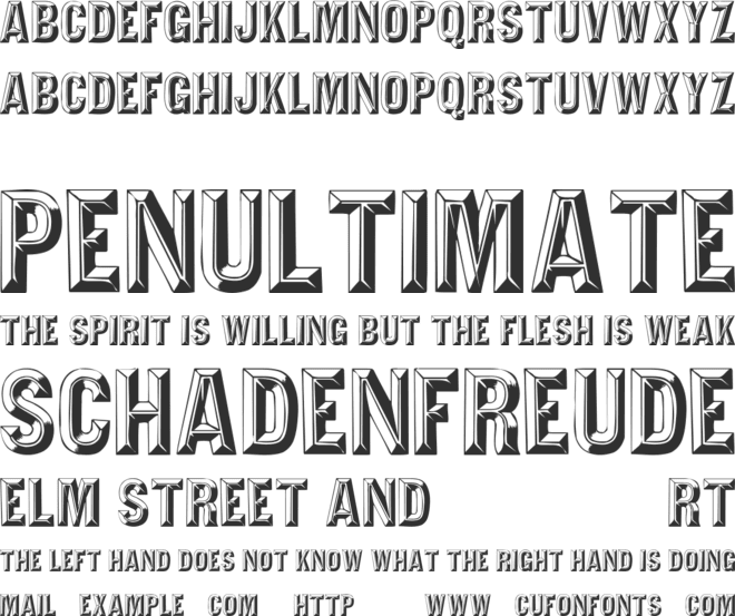 Tejaratchi font preview