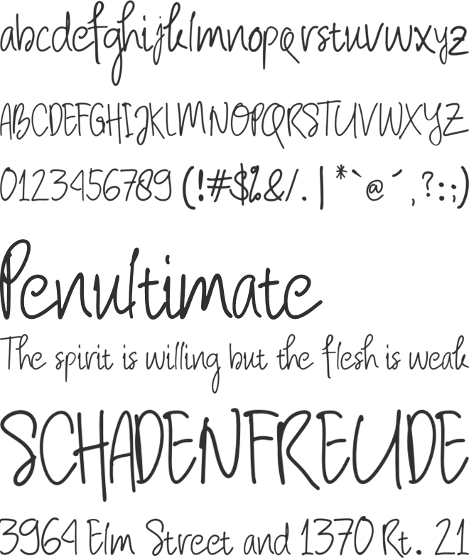 Scientia Venit font preview