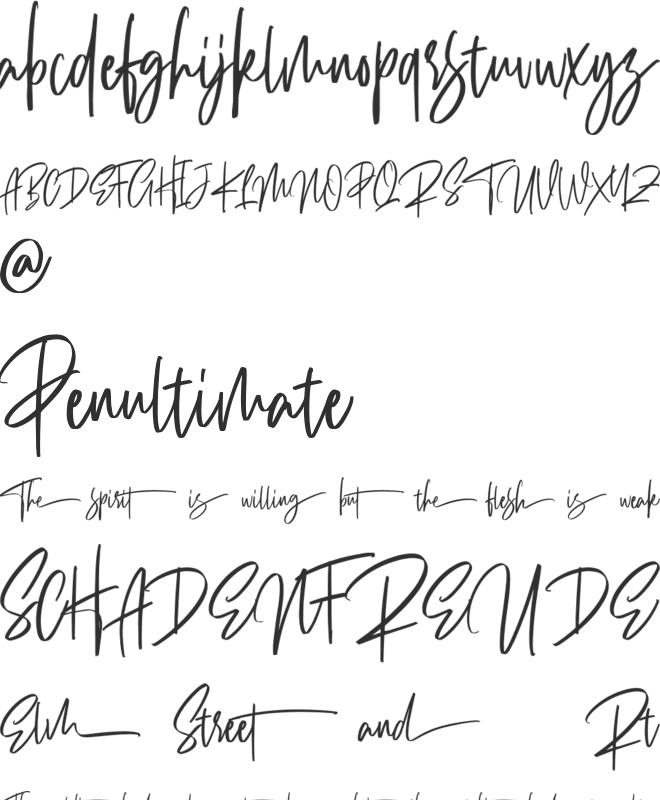 Exposedly Personal Use font preview