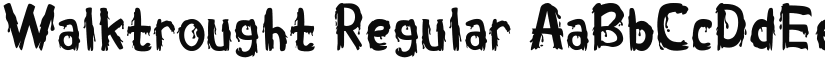 Walktrought font download