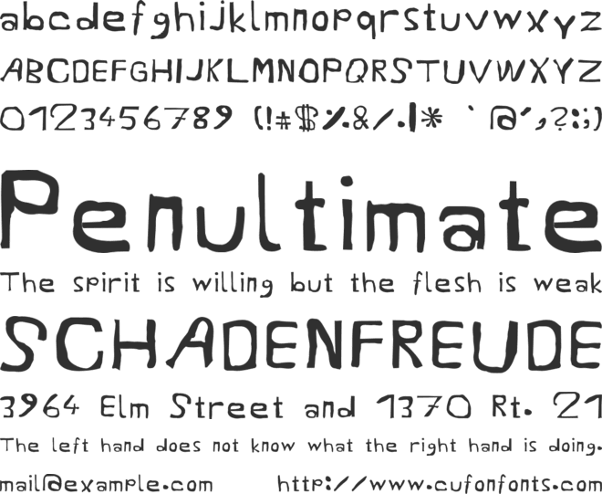 RetepRelleum font preview