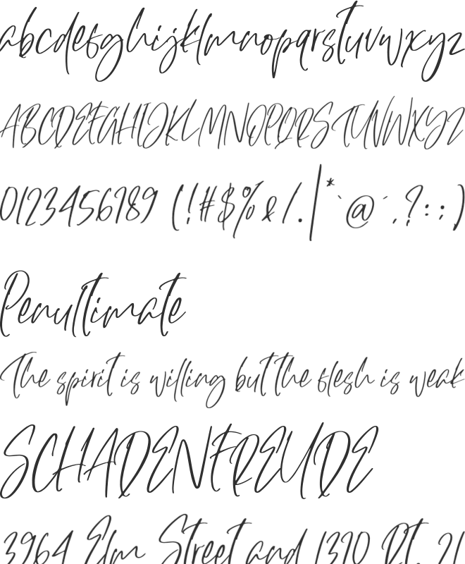 Odishary font preview