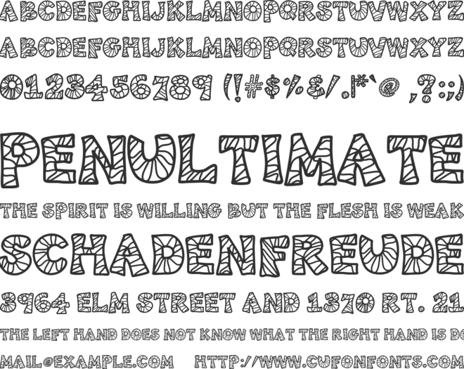 KB3SpiderPatch font preview