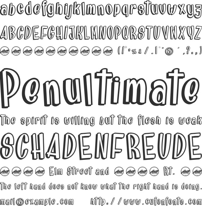 Brainfish Rush_PersonalUseOnly font preview