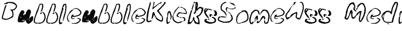 BubbleubbleKicksSomeAss font download