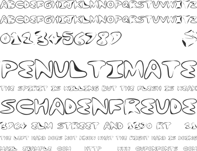 DogesWalk font preview