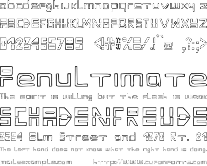 fontdizajnesrki font preview