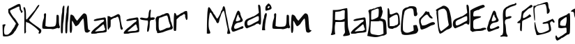 Skullmanator font download