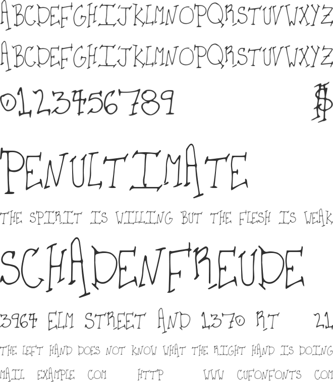 KidsParty font preview