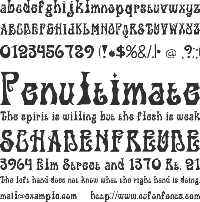 balekambang font preview