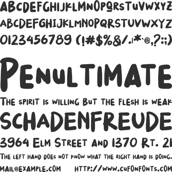 I_Luv_Mommy font preview