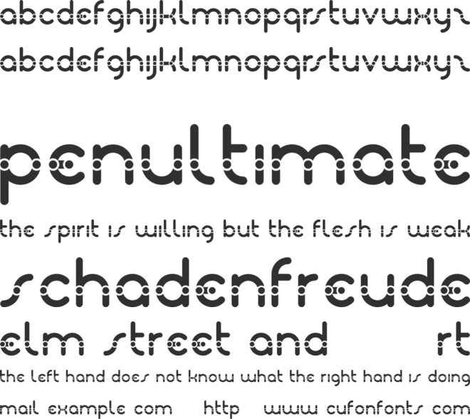 ojol font preview