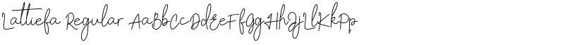 Lattiefa font download